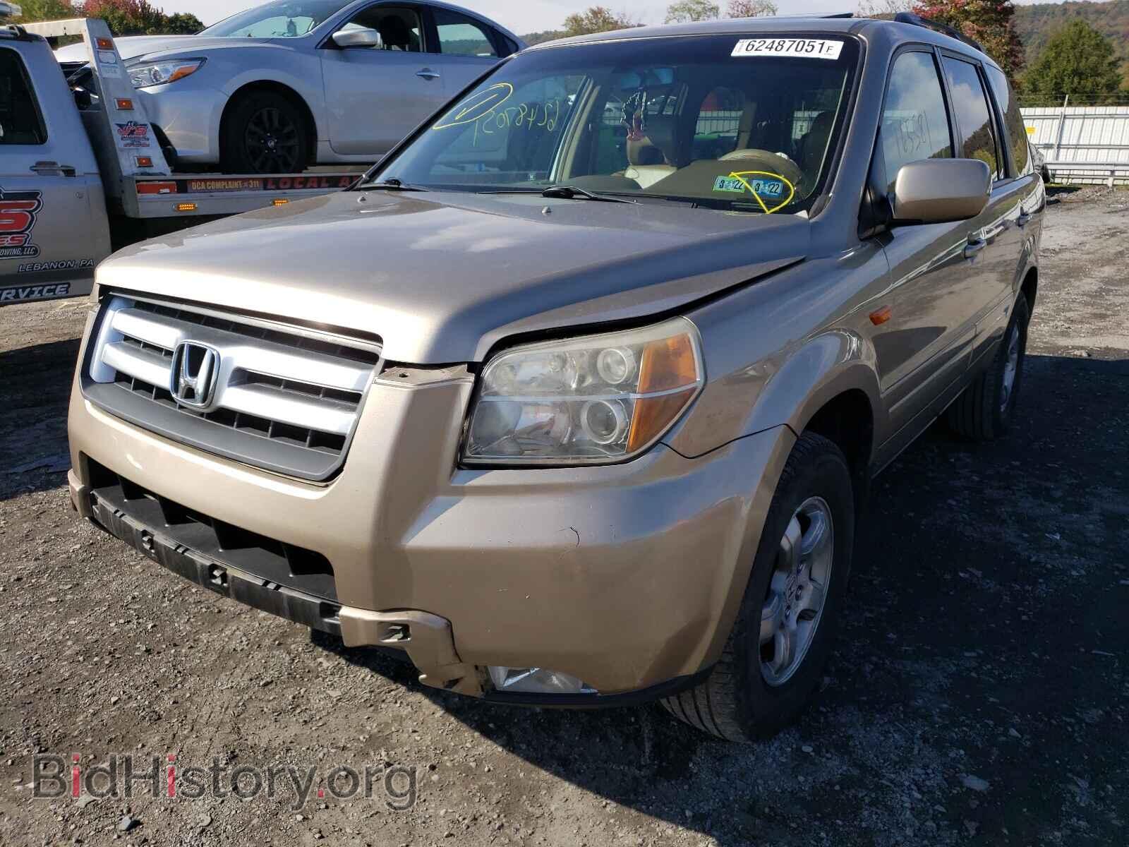 2007 HONDA PILOT - VIN: 2HKYF18727H518018 - Фото 2