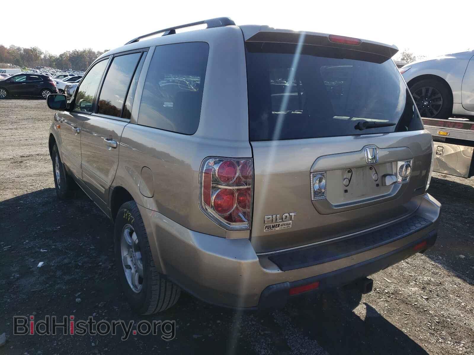 2007 HONDA PILOT - VIN: 2HKYF18727H518018 - Фото 3