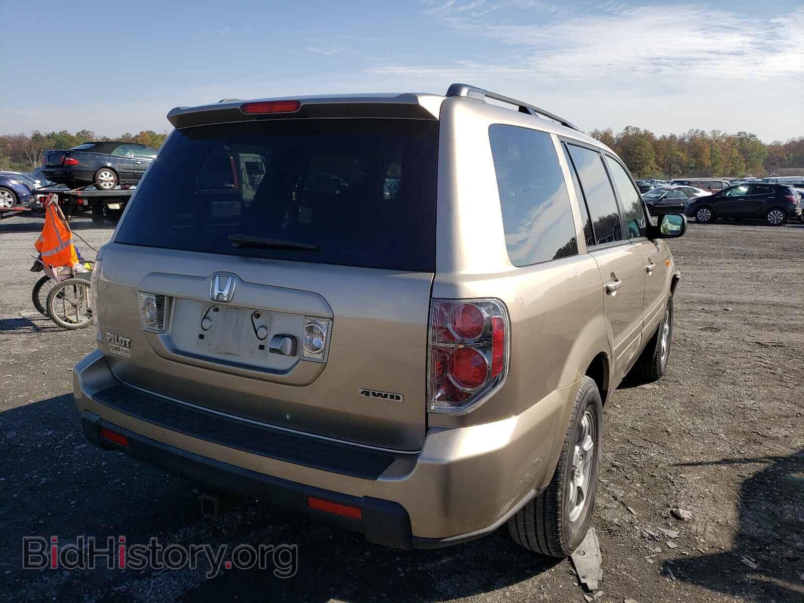2007 HONDA PILOT - VIN: 2HKYF18727H518018 - Фото 4