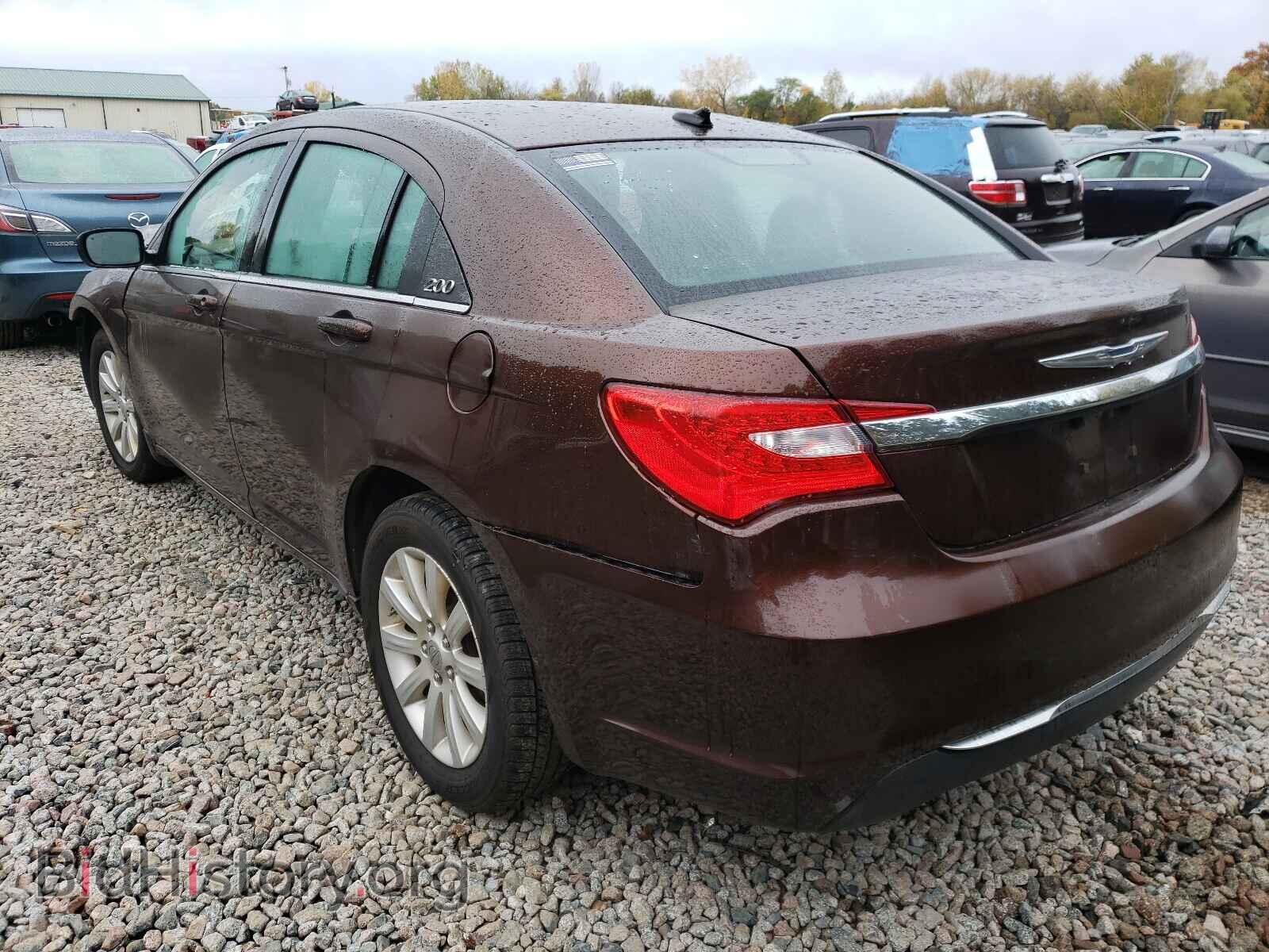 2012 CHRYSLER 200 - VIN: 1C3CCBBB2CN278649 - Фото 3