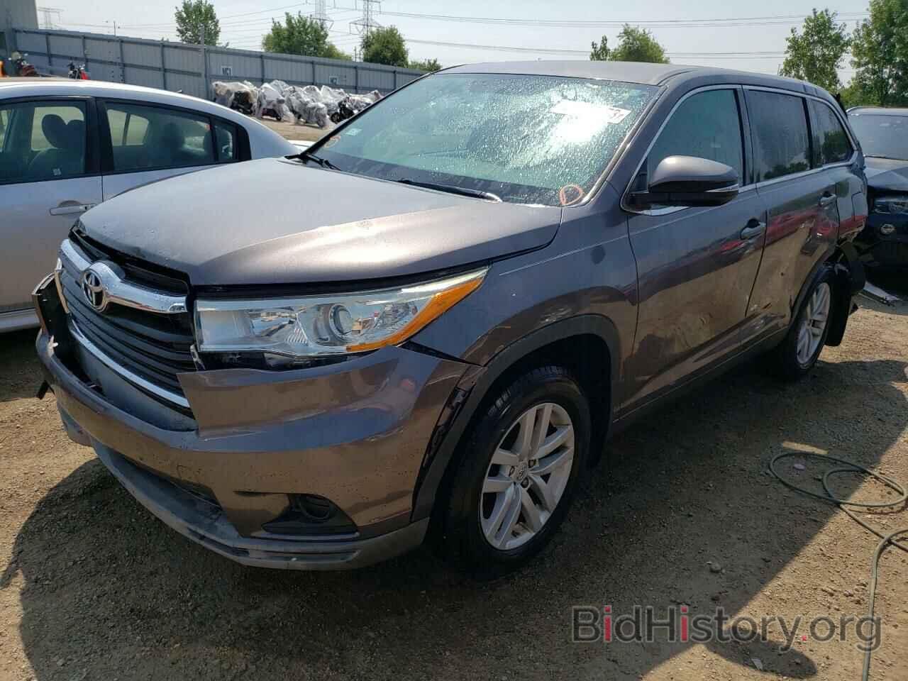 Photo 5TDBKRFH1ES043643 - TOYOTA HIGHLANDER 2014