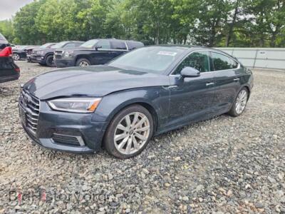 2018 Audi A5 Premium Plus, gray — VIN WAUBNCF54JA011025, Copart