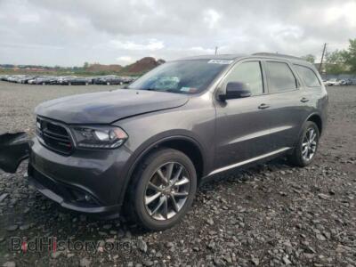 2017 Dodge DURANGO GT, темно-серый — VIN 1C4RDJDG9HC766764, Copart