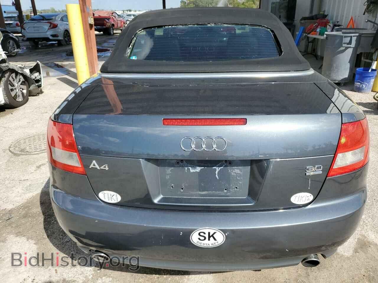 2006 AUDI A4 - VIN: WAUDT48H76K004034 - Фото 9