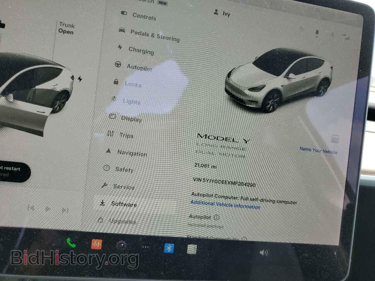 2021 TESLA MODEL Y - VIN: 5YJYGDEEXMF204290 - Фото 9