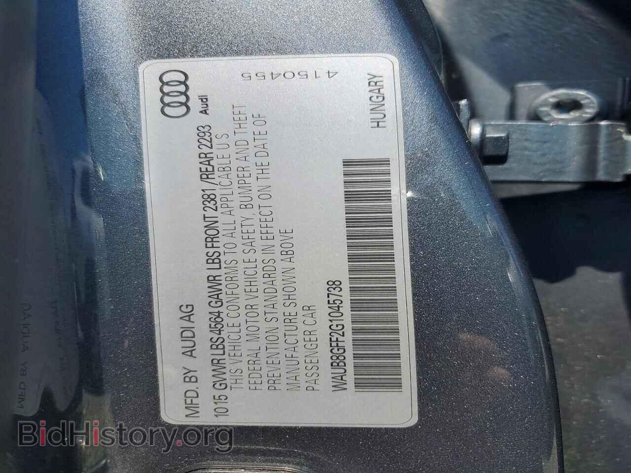 2016 AUDI A3 - VIN: WAUB8GFF2G1045738 - Photo 12