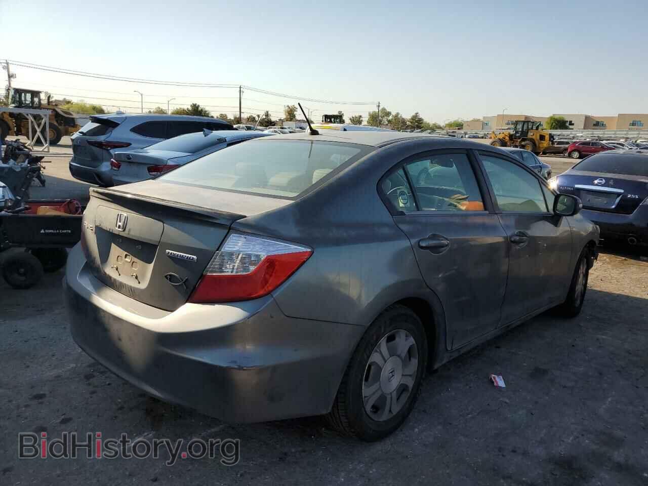 2012 HONDA CIVIC - VIN: JHMFB4F34CS004637 - Фото 3