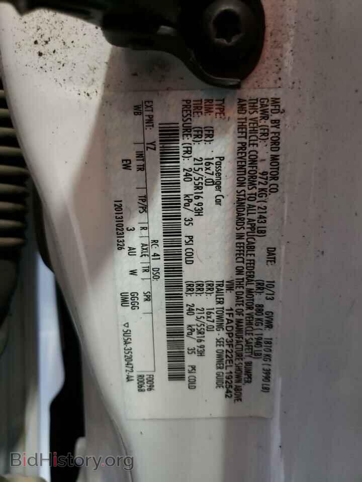 2014 FORD FOCUS - VIN: 1FADP3F22EL192542 - Photo 12