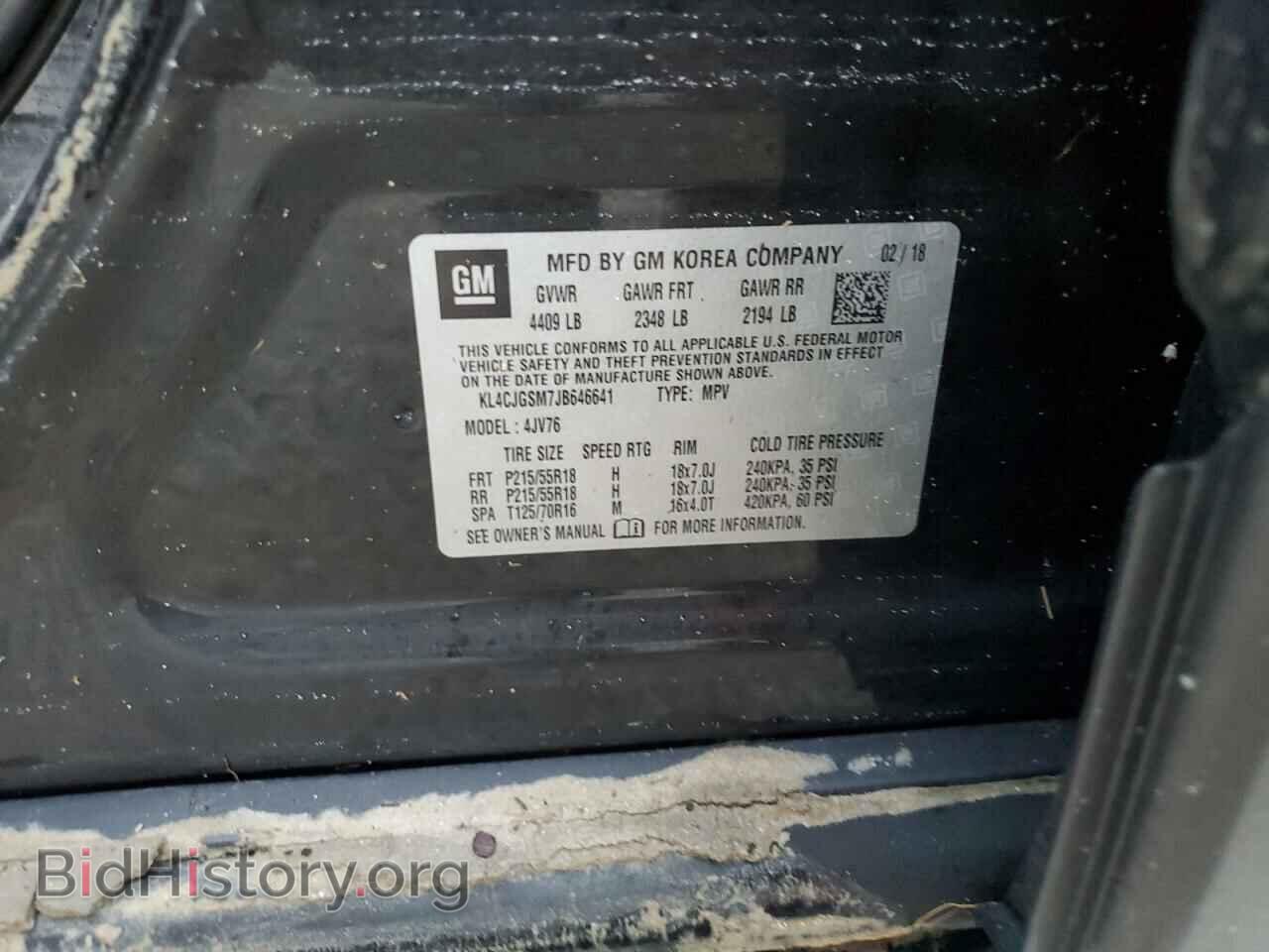 2018 BUICK ENCORE - VIN: KL4CJGSM7JB646641 - Photo 10