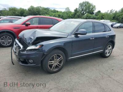 2017 Audi Q5 Premium Plus, синий — VIN WA1L2AFP4HA015618, Copart