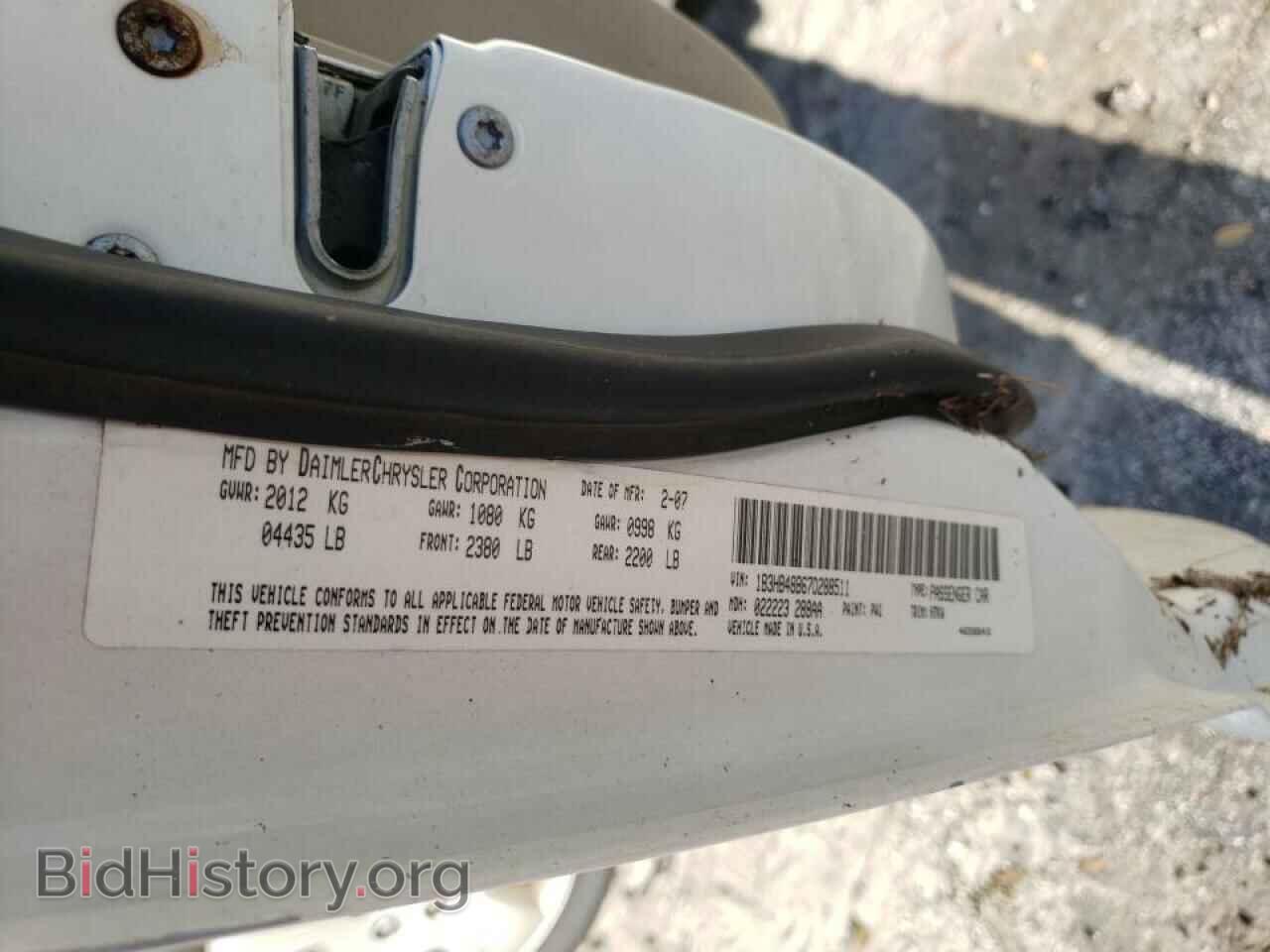 2007 DODGE CALIBER - VIN: 1B3HB48B67D288511 - Фото 10