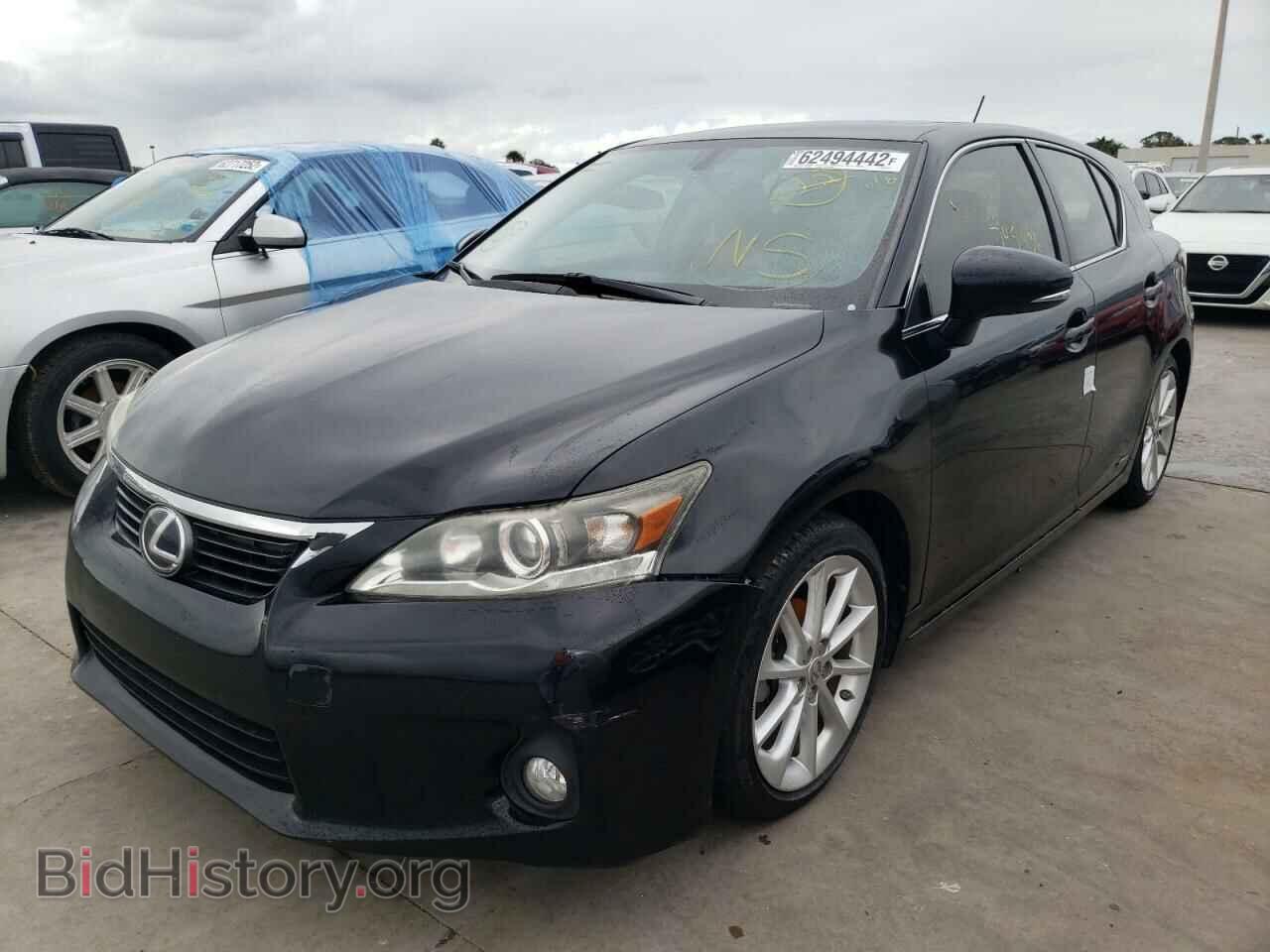 2012 LEXUS CT 200 - VIN: JTHKD5BH7C2087111 - Фото 2