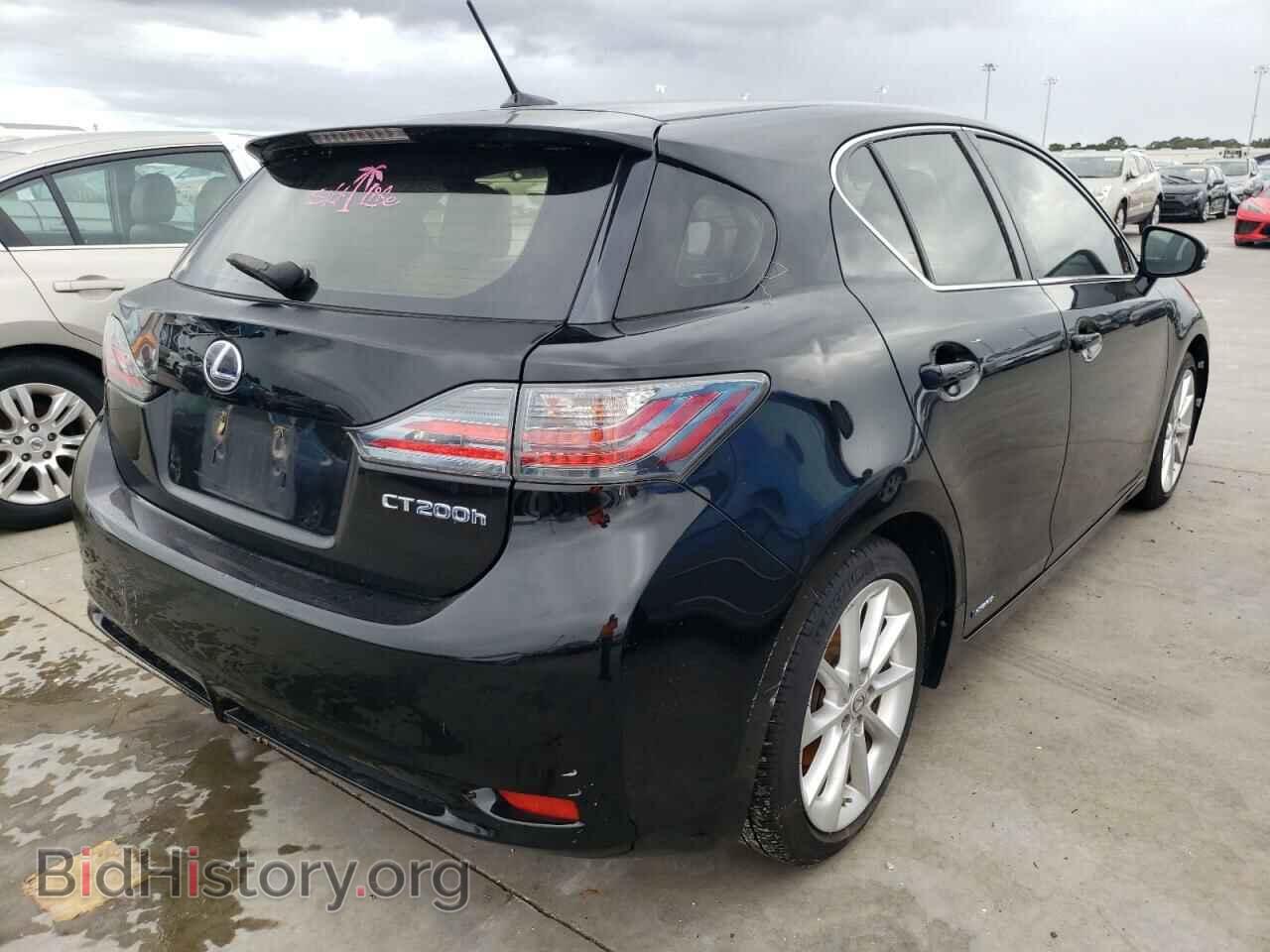 2012 LEXUS CT 200 - VIN: JTHKD5BH7C2087111 - Фото 4