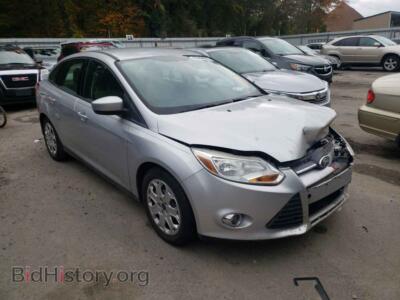 2012 Ford FOCUS Focus SE, silver — VIN 1FAHP3F23CL443048, Copart