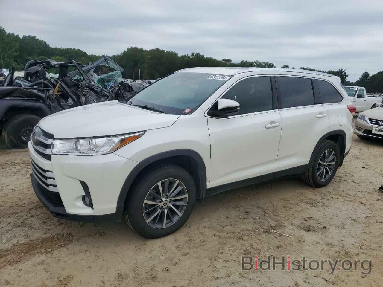 Photo 5TDKZRFH7KS574482 - TOYOTA HIGHLANDER 2019