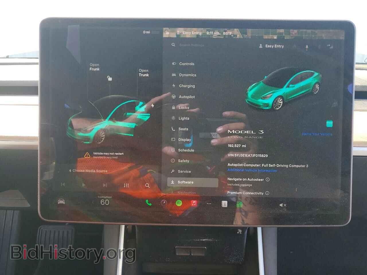2018 TESLA MODEL 3 - VIN: 5YJ3E1EA7JF015829 - Photo 9