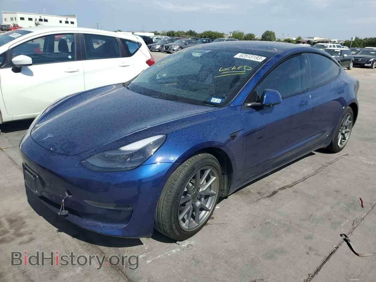 Photo 5YJ3E1EA8MF031753 - TESLA MODEL 3 2021