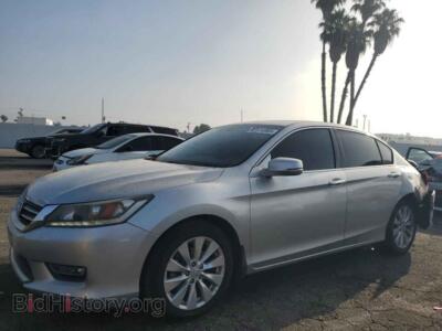 2013 Honda ACCORD EXL, silver — VIN 1HGCR3F85DA012504, Copart