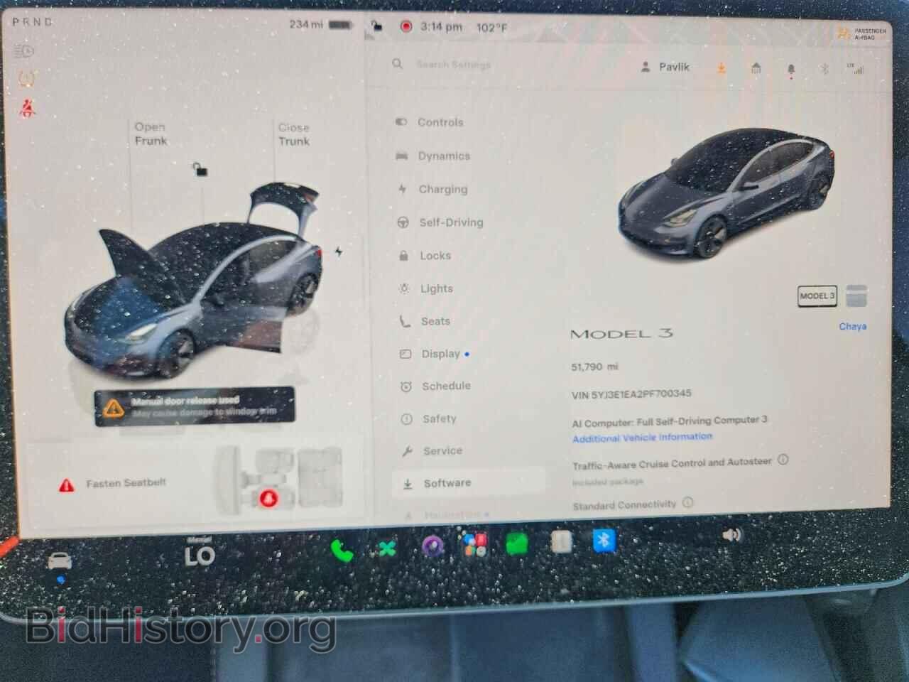 2023 TESLA MODEL 3 - VIN: 5YJ3E1EA2PF700345 - Фото 9