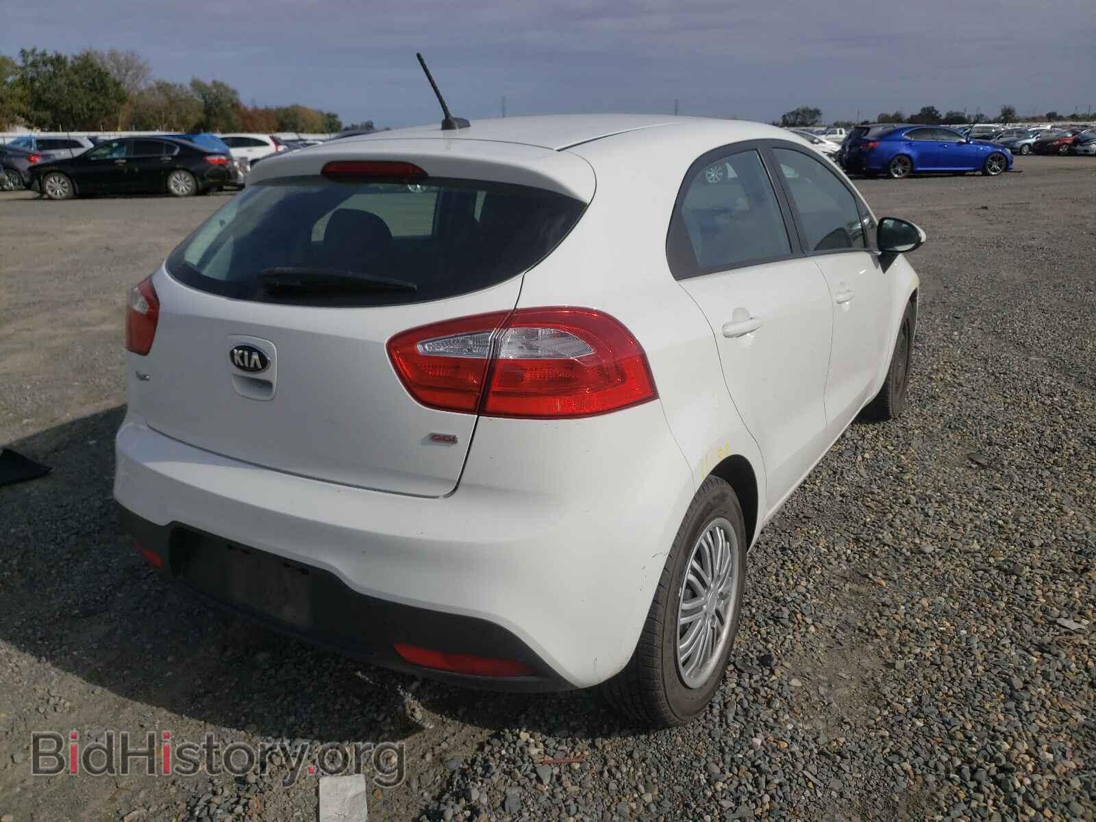 2013 KIA RIO - VIN: KNADM5A35D6155607 - Фото 4