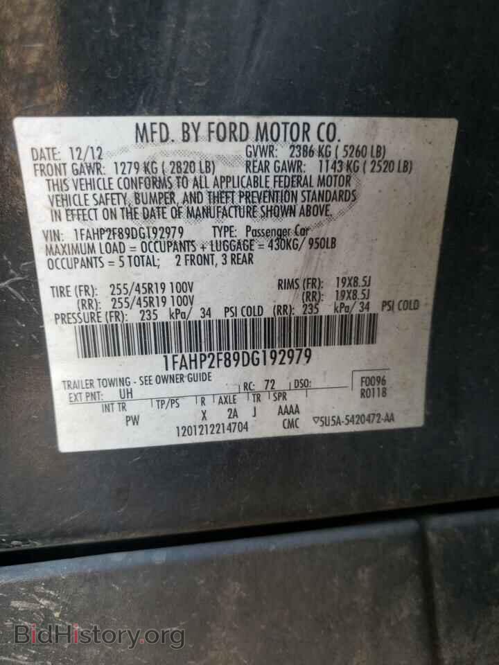 2013 FORD TAURUS - VIN: 1FAHP2F89DG192979 - Photo 10