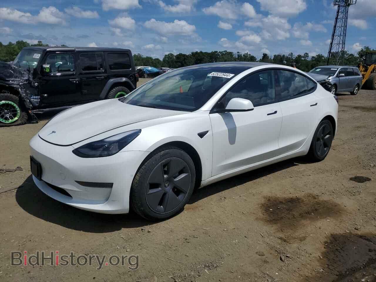 Фотография 5YJ3E1EA6NF101266 - TESLA MODEL 3 2022