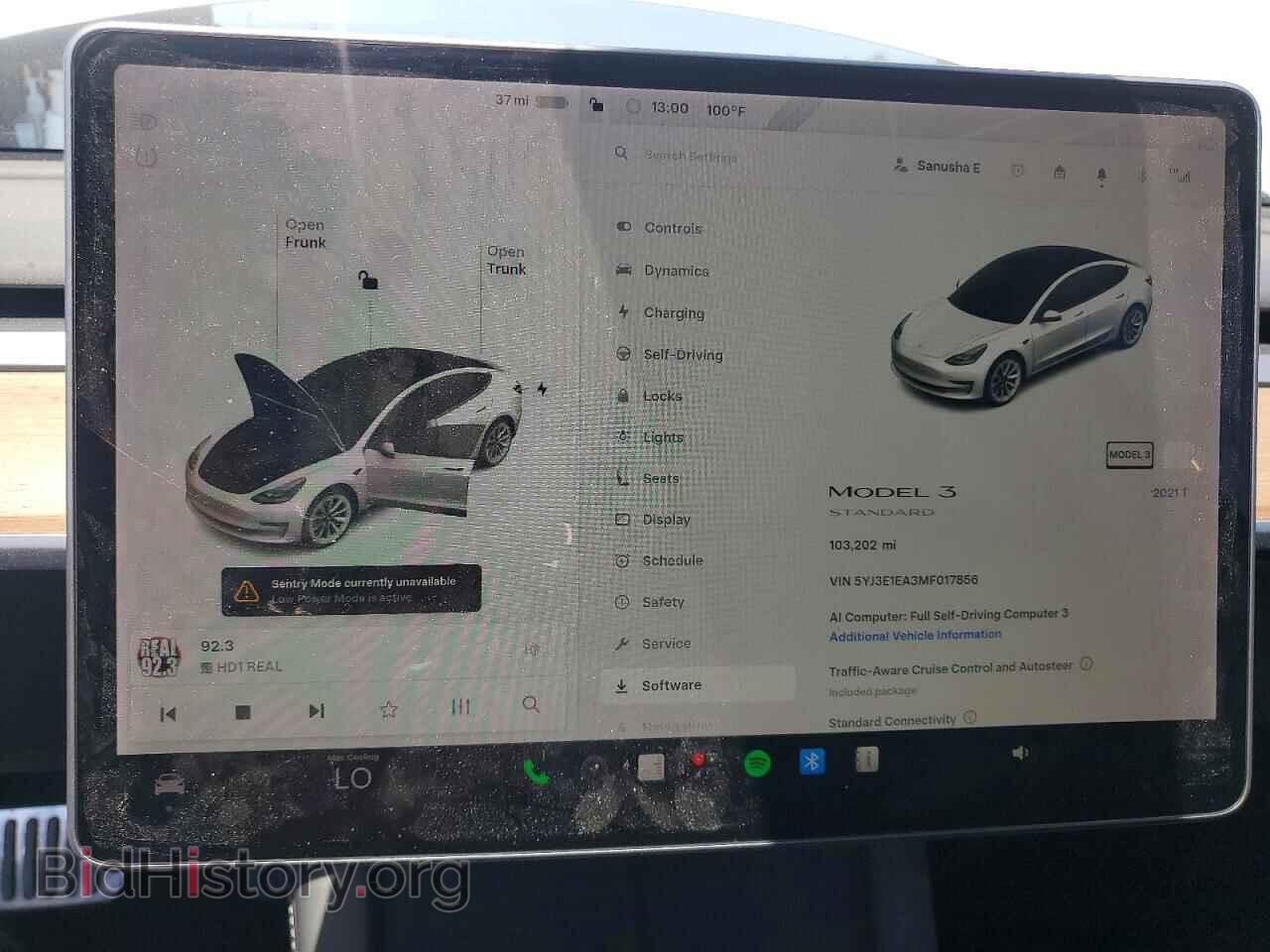 2021 TESLA MODEL 3 - VIN: 5YJ3E1EA3MF017856 - Фото 9