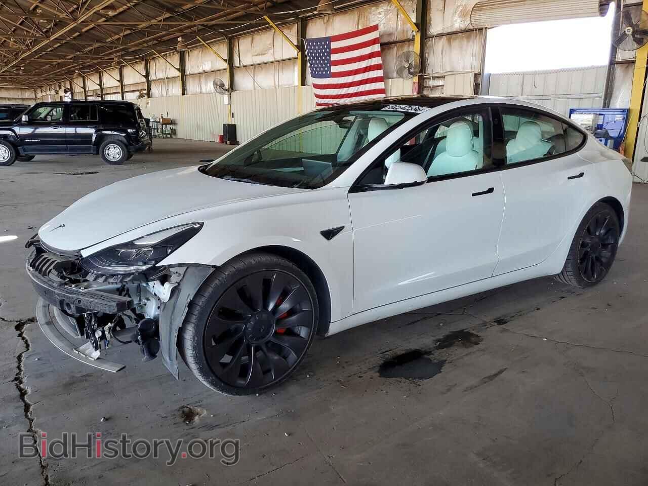 Фотография 5YJ3E1EC2MF093120 - TESLA MODEL 3 2021