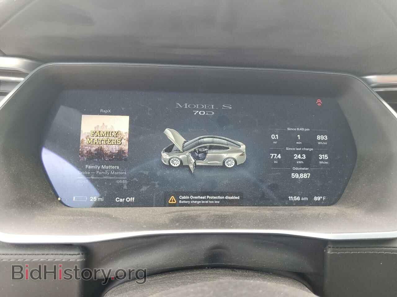 2016 TESLA MODEL S - VIN: 5YJSA1E24GF139565 - Фото 9