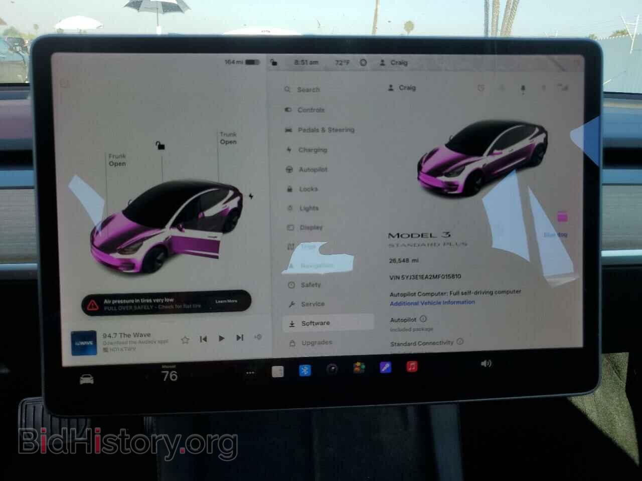 2021 TESLA MODEL 3 - VIN: 5YJ3E1EA2MF015810 - Фото 9