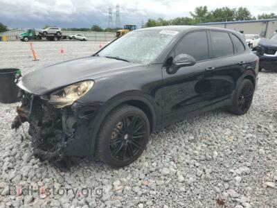 2016 Porsche CAYENNE S, black — VIN WP1AB2A25GLA95883, Copart
