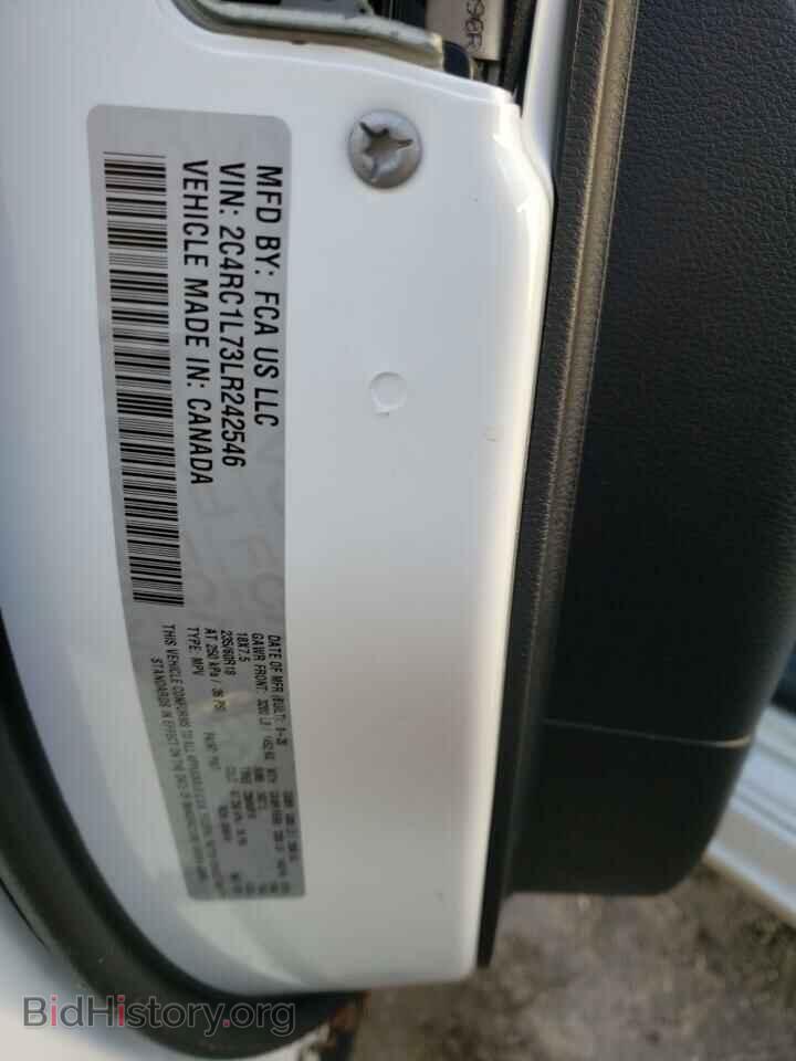 2020 CHRYSLER PACIFICA - VIN: 2C4RC1L73LR242546 - Photo 10
