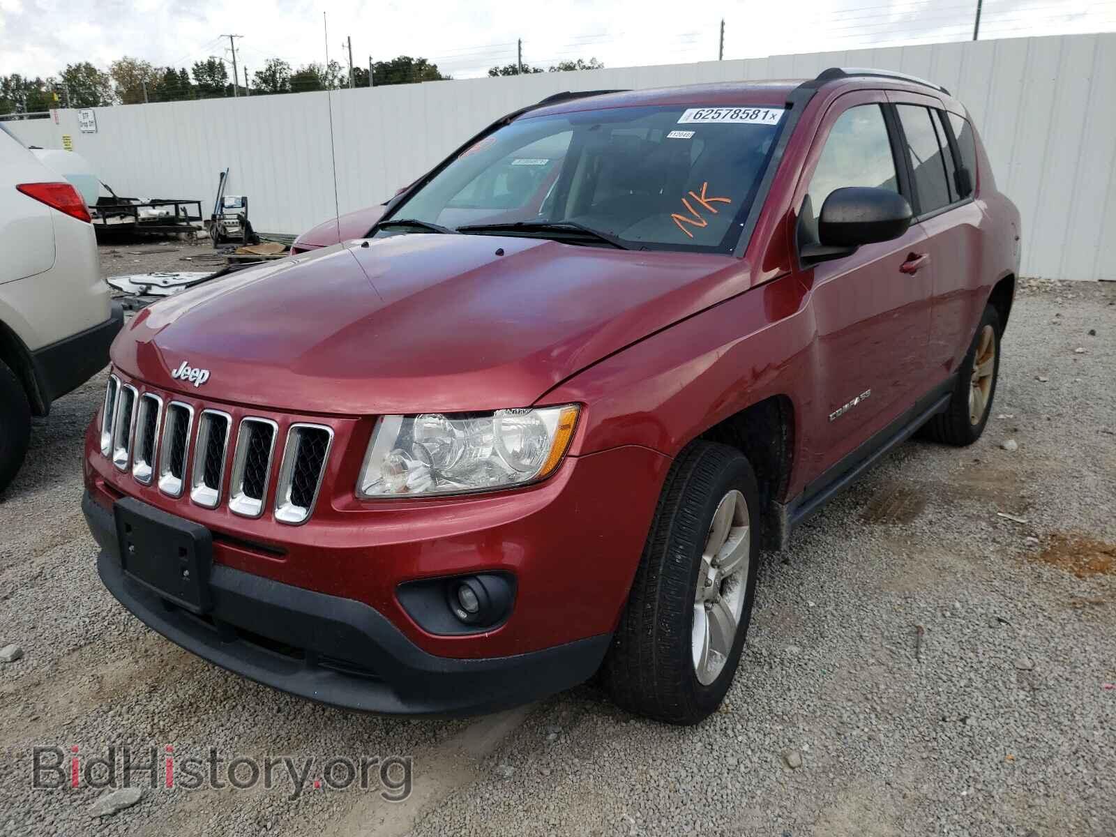2012 JEEP COMPASS - VIN: 1C4NJDEB2CD555730 - Фото 2
