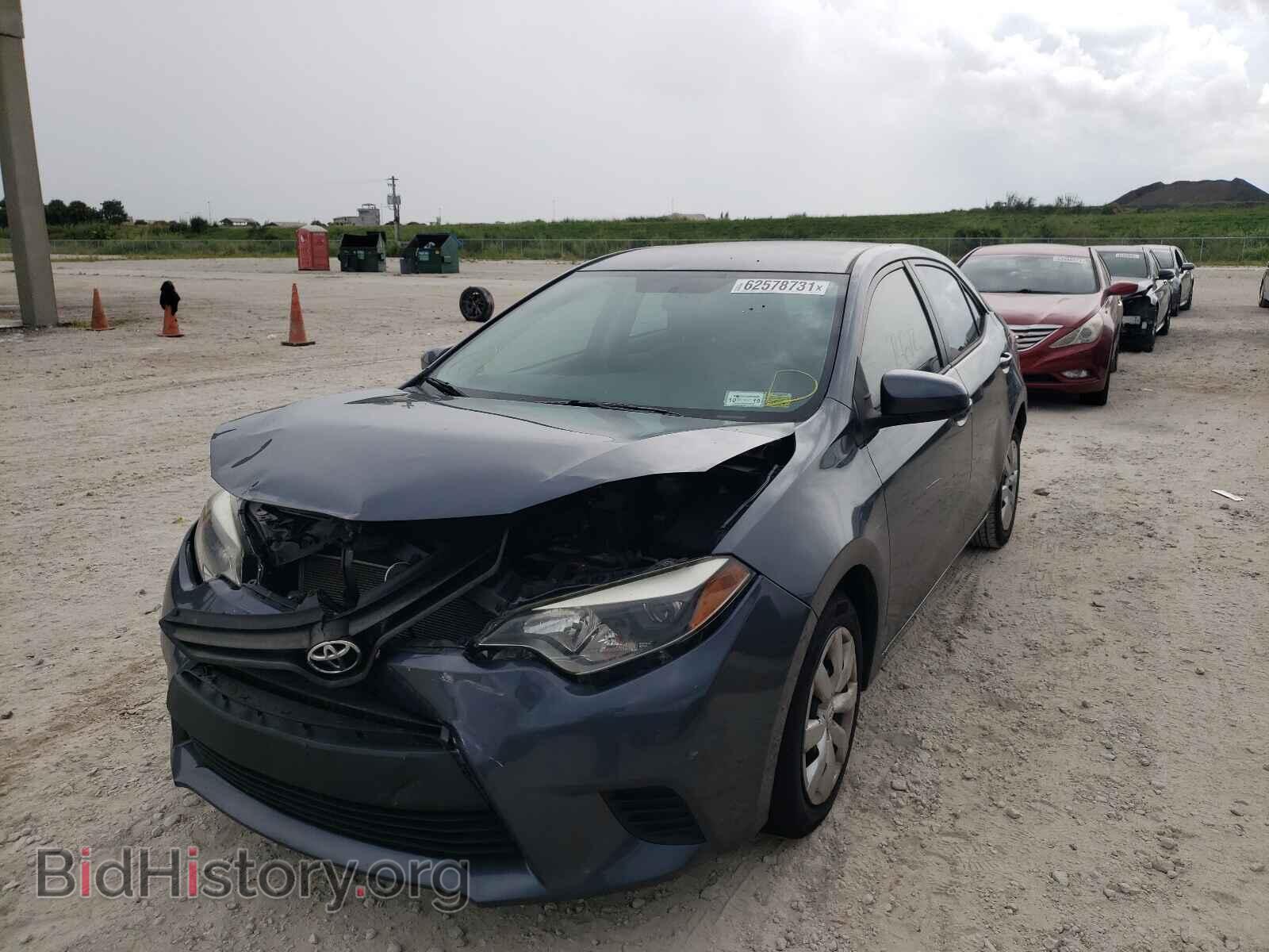 2014 TOYOTA COROLLA - VIN: 5YFBURHE1EP177624 - Фото 2