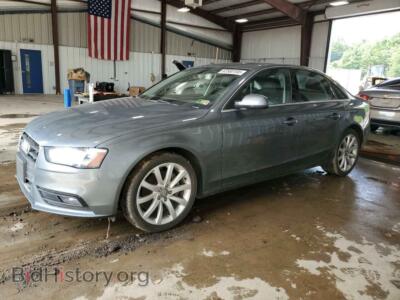 2013 Audi A4 Premium, серебристый — VIN WAUDFAFLXDN031009, Copart