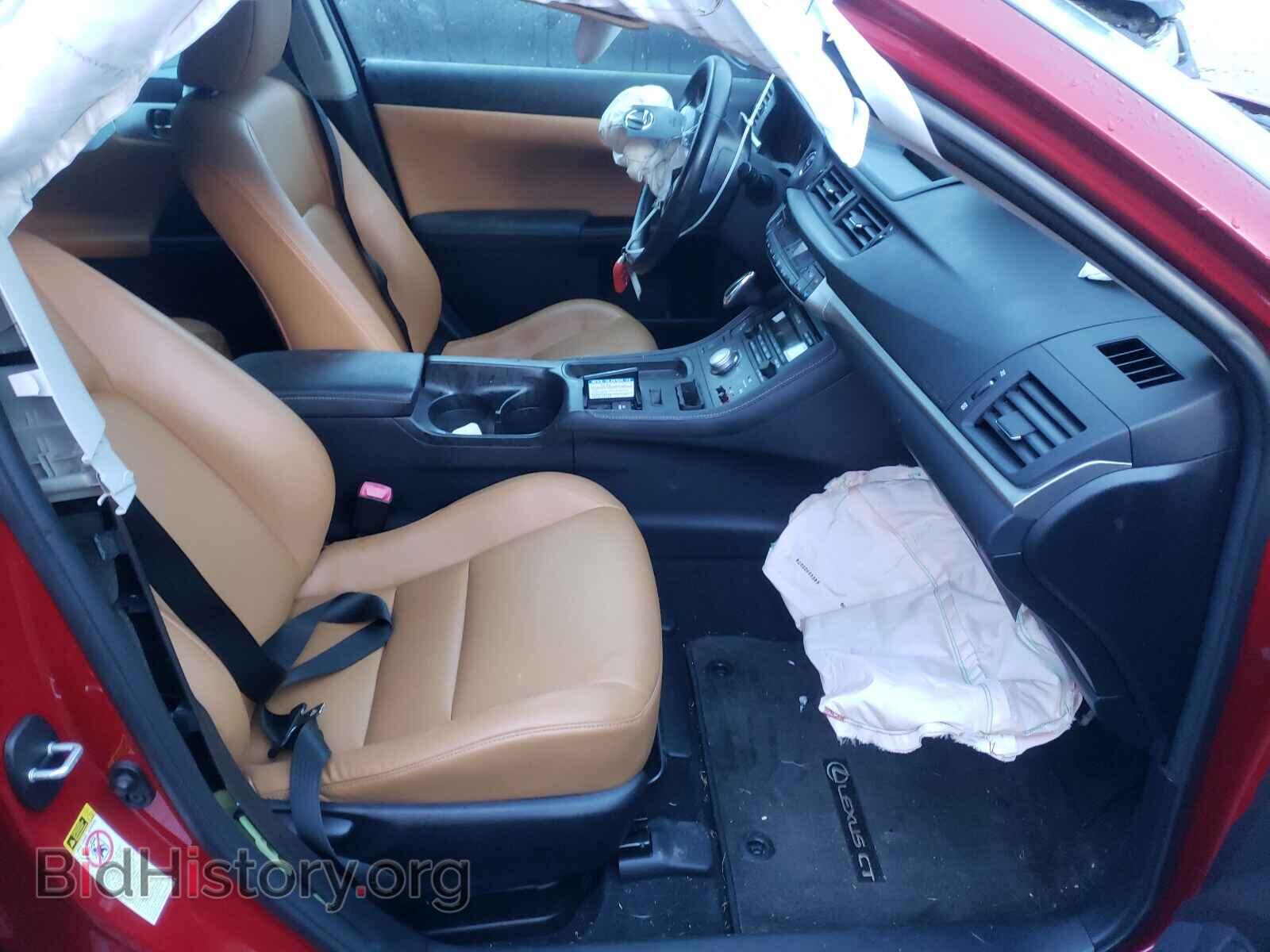 2012 LEXUS CT 200 - VIN: JTHKD5BH9C2081651 - Фото 5