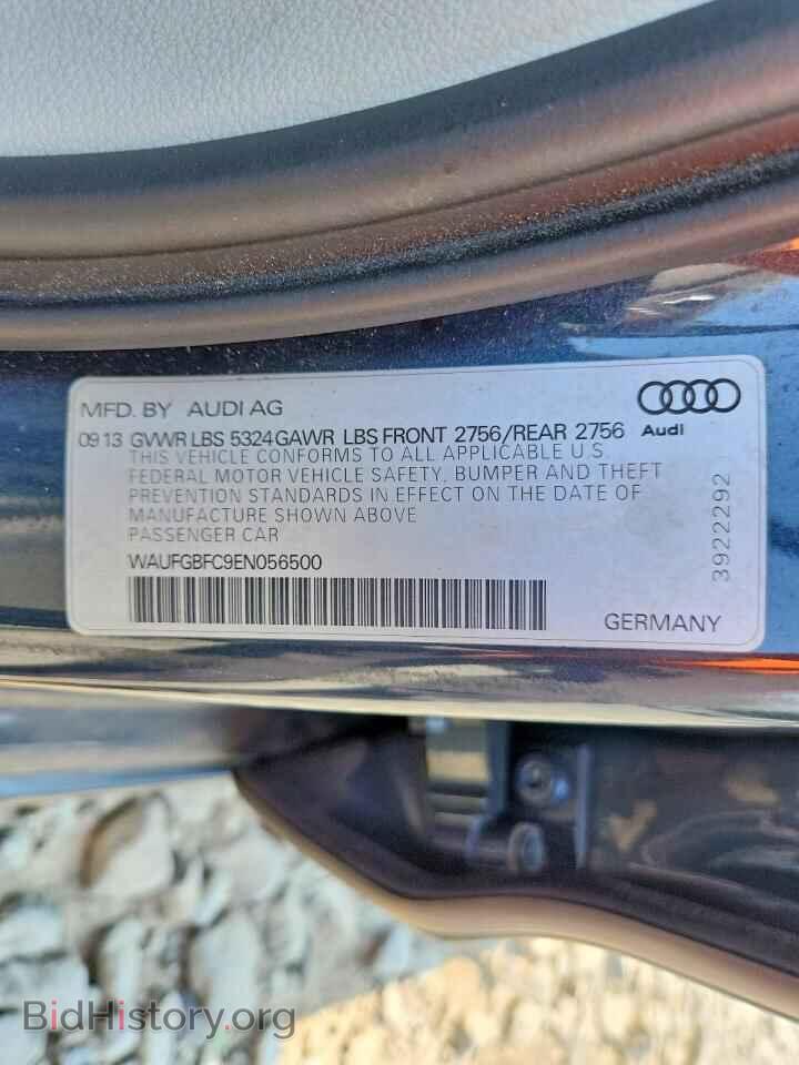 2014 AUDI A6 - VIN: WAUFGBFC9EN056500 - Фото 13