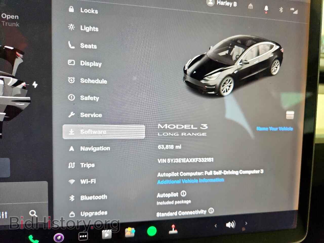 2019 TESLA MODEL 3 - VIN: 5YJ3E1EAXKF332151 - Фото 9
