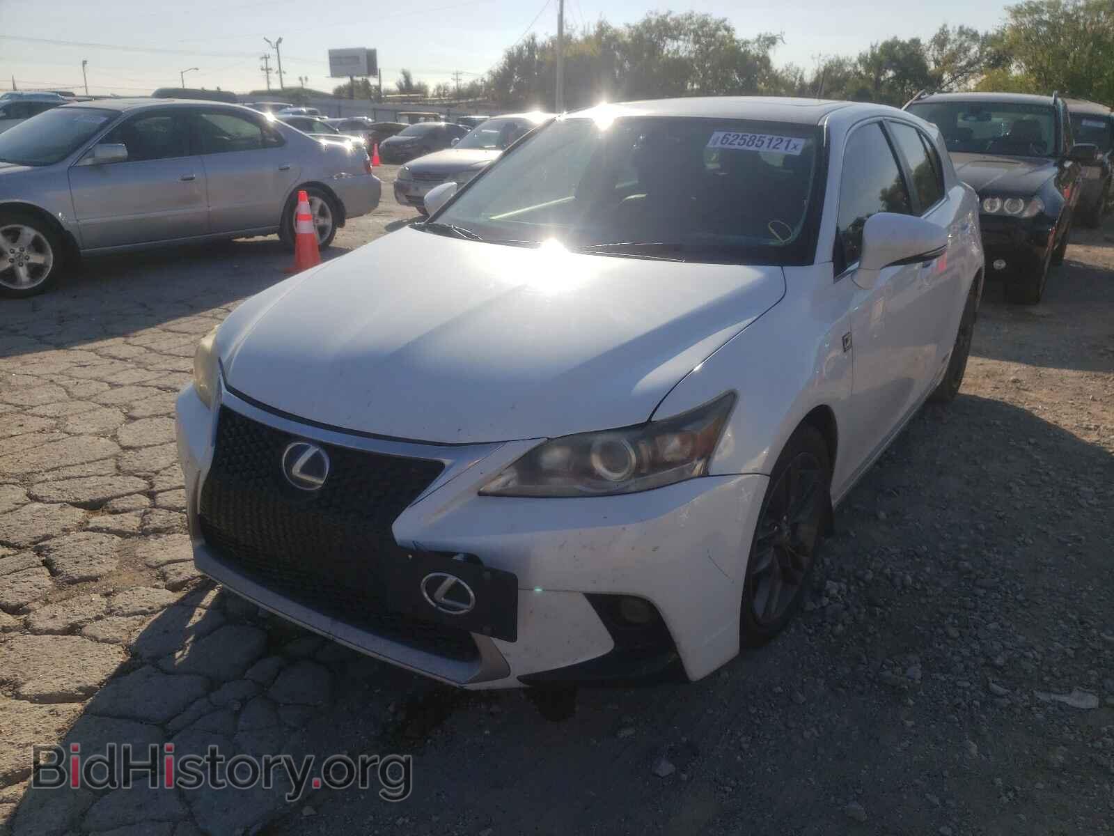 2012 LEXUS CT 200 - VIN: JTHKD5BH1C2062771 - Фото 2