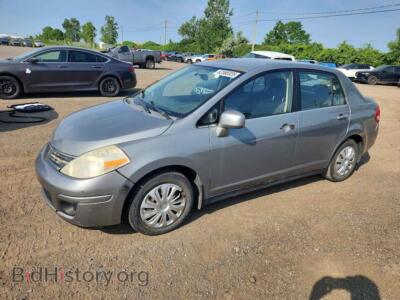 2007 Nissan VERSA 1.8 S, gray — VIN 3N1BC11E37L441489, Copart