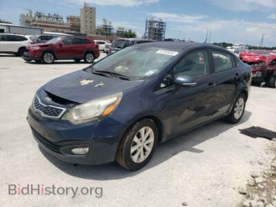 2014 Kia RIO EX, синий — VIN KNADN4A33E6337282, Copart