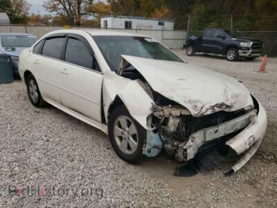 2009 Chevrolet IMPALA Impala 1LT, white — VIN 2G1WT57K291248444, Copart