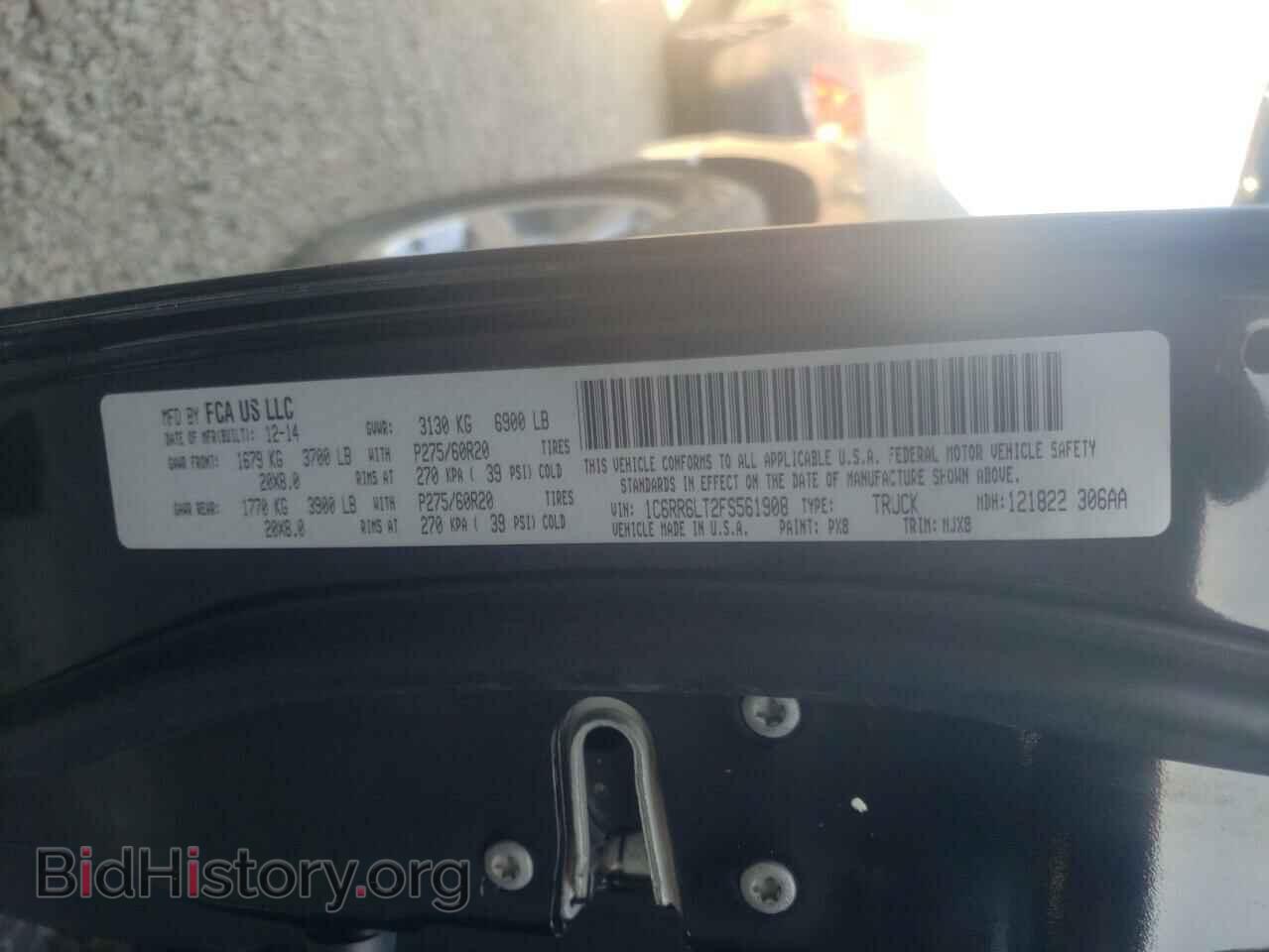 2015 RAM 1500 - VIN: 1C6RR6LT2FS561908 - Photo 10