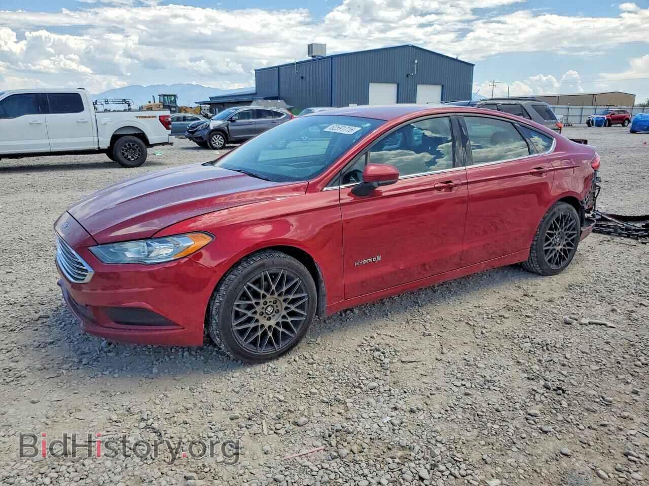 Photo 3FA6P0LU6JR180807 - FORD FUSION 2018