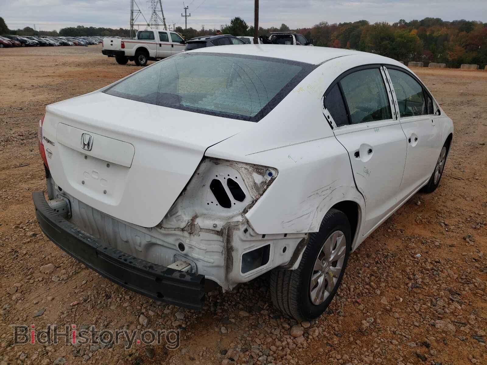 2012 HONDA CIVIC - VIN: 2HGFB2F55CH328745 - Фото 4
