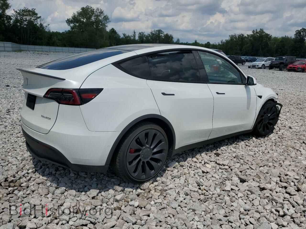 2022 TESLA MODEL Y - VIN: 7SAYGDEF1NF399659 - Фото 3