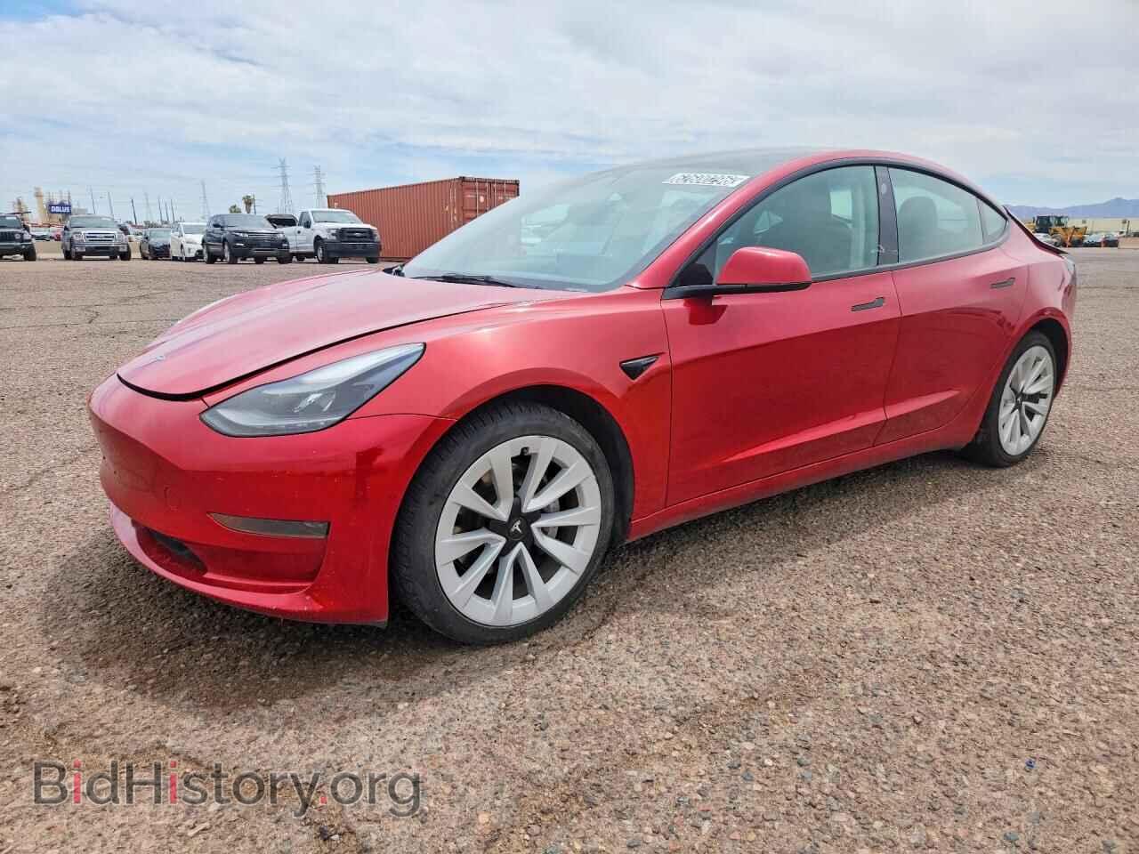 Фотография 5YJ3E1EA9NF304829 - TESLA MODEL 3 2022