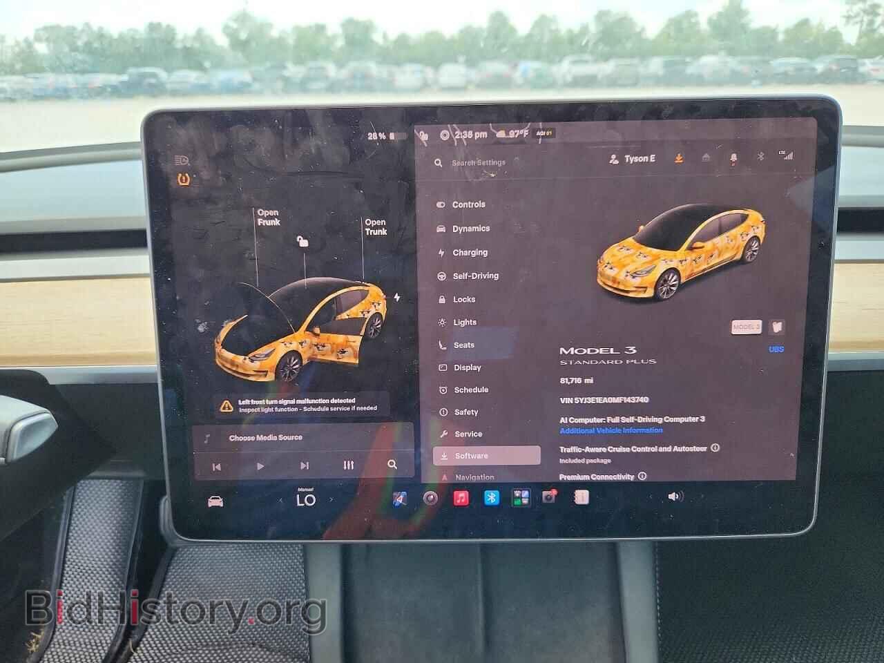 2021 TESLA MODEL 3 - VIN: 5YJ3E1EA0MF143740 - Фото 9