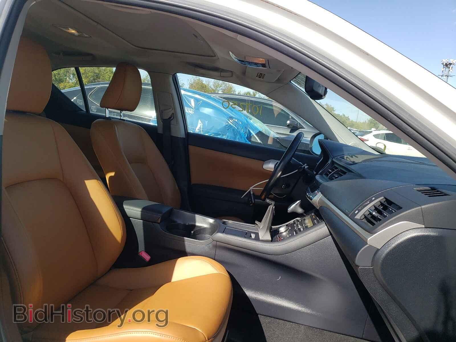 2012 LEXUS CT 200 - VIN: JTHKD5BH5C2063843 - Фото 5