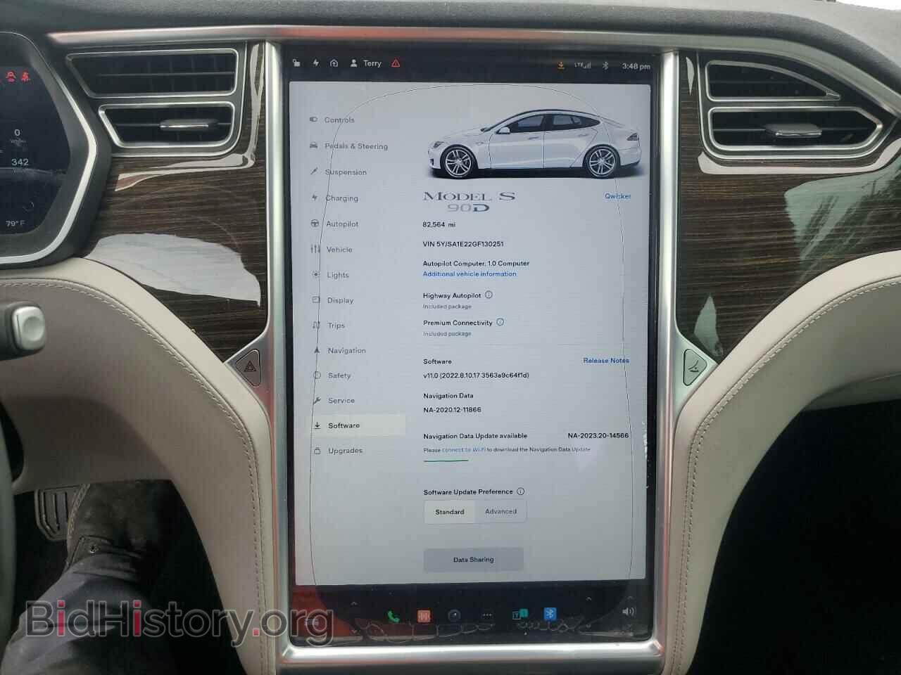2016 TESLA MODEL S - VIN: 5YJSA1E22GF130251 - Photo 9